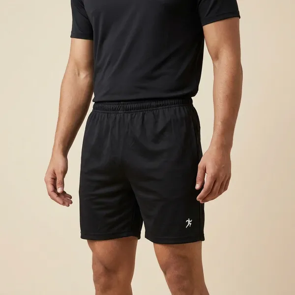 Men's_Black_Athletic_Shorts_With_Logo