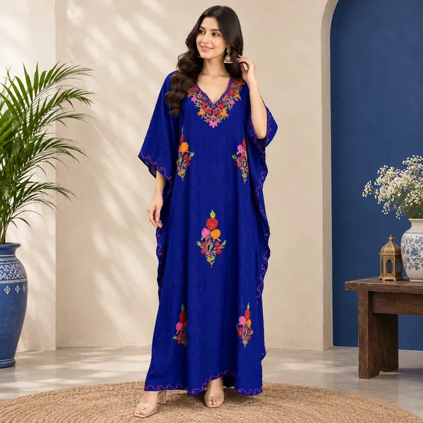 Cobalt_royal_Blue_Embroidered_Premium_Handmade_Kashmiri_Kaftan