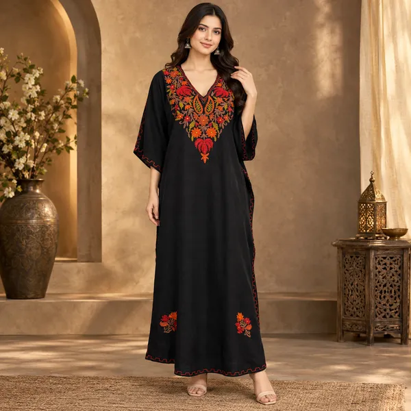 Regal_Noir_Embroidered_premium_kashmiri_kaftan_