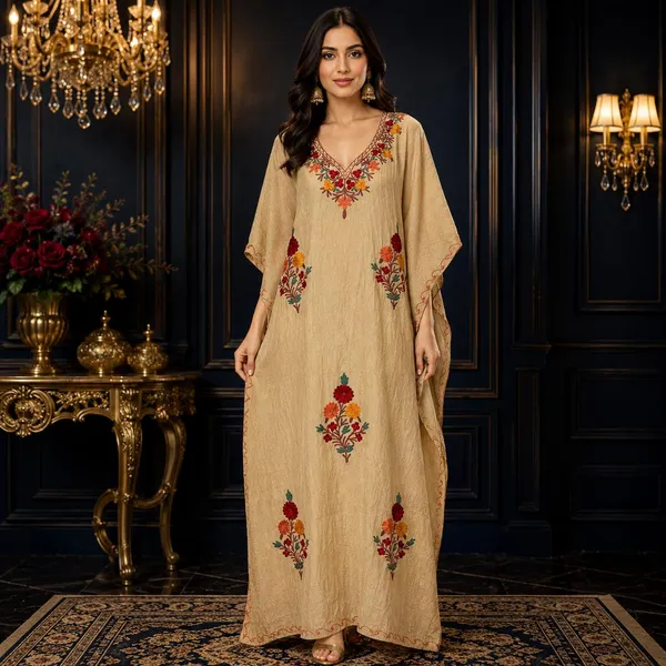 Royal_Beige_Floral__Embroidered_Premium_Handmade_Kaftan