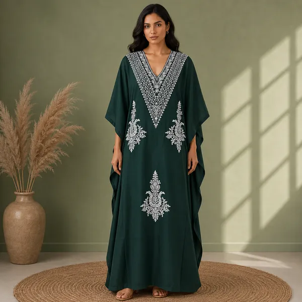 Deep_Emerald_Green_Embroidery_Premium_Handmade_Kaftan