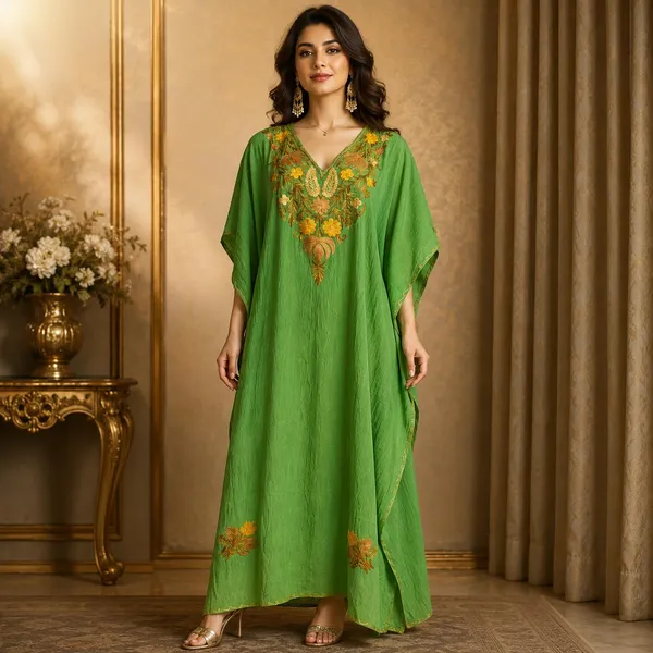 Pastel_with_yellow_Floral__Embroidery_Premium_Handmade_Kashmiri_Kaftan