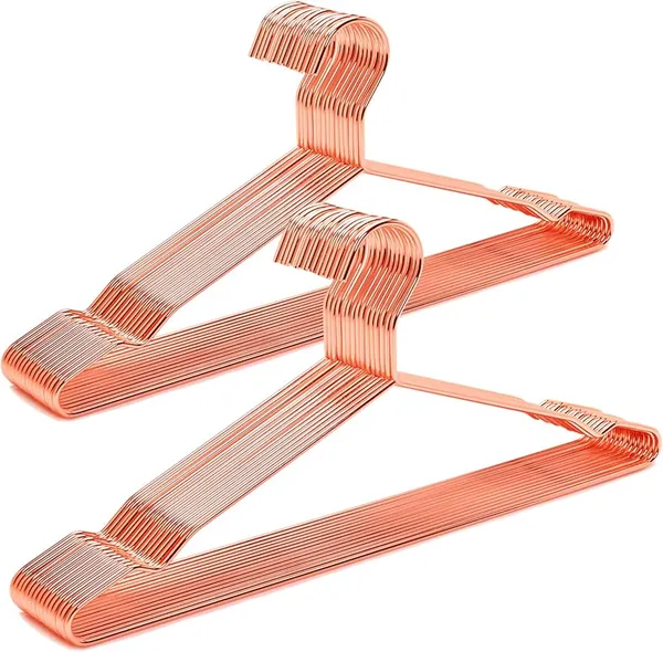 Copper_Coated_Metal_Wire_Clothes_Hanger_Set_Of_2