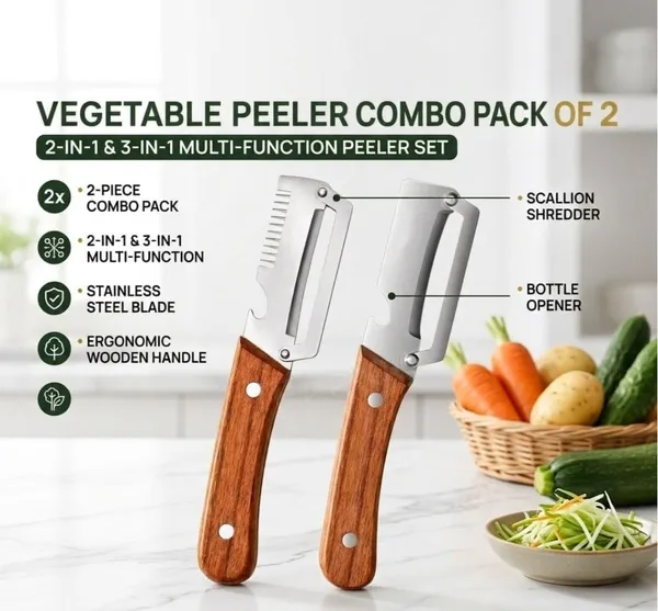Multifunctional_Vegetable_Peeler_With_Wood_handle