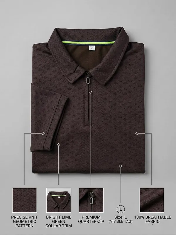 Men_S_Jacquard_Cotton_Quarter_Zipper_Polo_Shirt