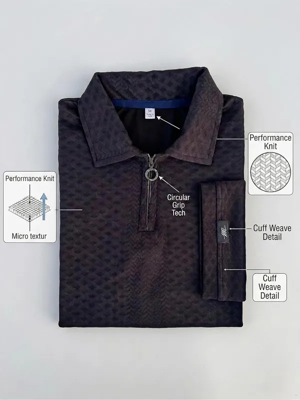 Men_S_Jacquard_Cotton_Quarter_Zipper_Polo_Shirt