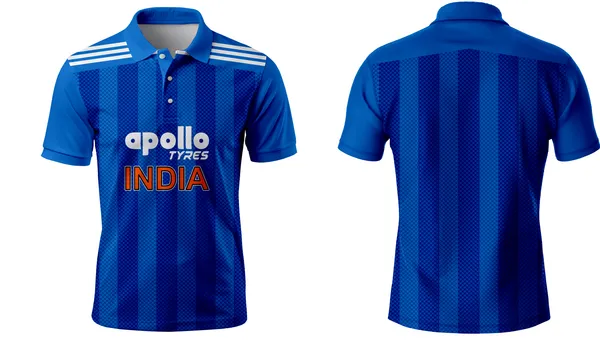 Apollo_Tyres_India_Blue_Striped_Sports_Polo_Jersey