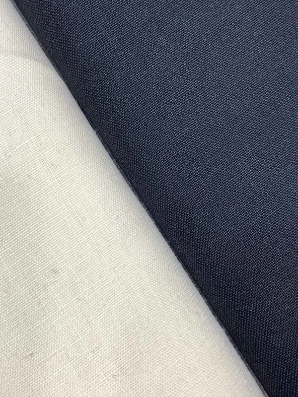 Shriyam_Beige_And_Black_Poly_Cotton_Solid_Shirt_And_Trouser_Fabric_For_Men