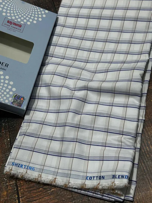Raymond_Multicolor_Poly_Cotton_Checkered_Shirt_Fabric_For_Men