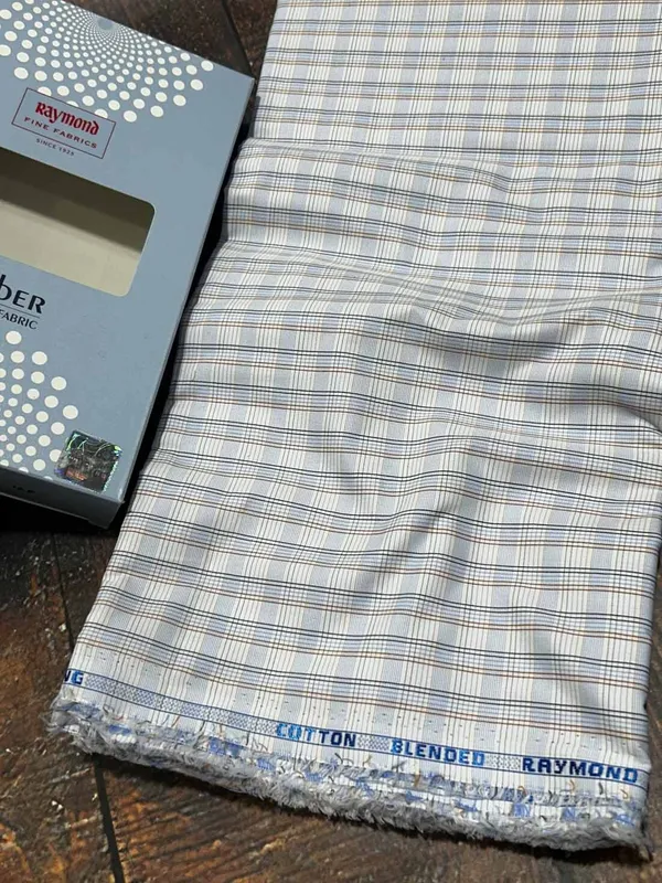 Raymond_Multicolor_Poly_Cotton_Checkered_Shirt_Fabric_For_Men