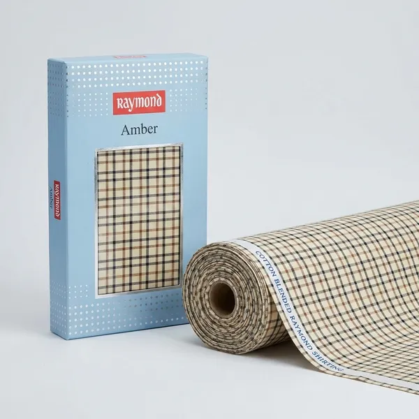 Raymond_Multicolor_Poly_Cotton_Checkered_Shirt_Fabric_For_Men