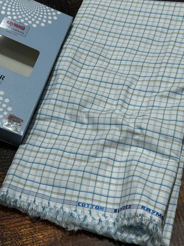 Raymond_Multicolor_Poly_Cotton_Checkered_Shirt_Fabric_For_Men