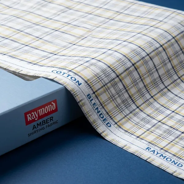 Raymond_Multicolor_Poly_Cotton_Checkered_Shirt_Fabric_For_Men