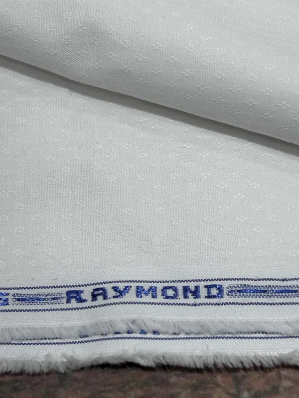 Raymond_White_Cotton_Blend_Self_Design_Shirt_Fabric_For_Men
