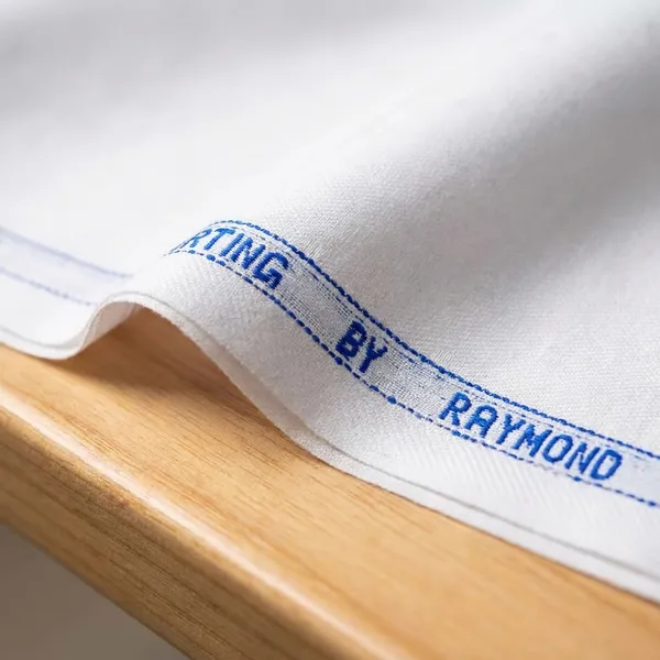 Raymond_White_Cotton_Blend_Solid_Shirt_Fabric_For_Men