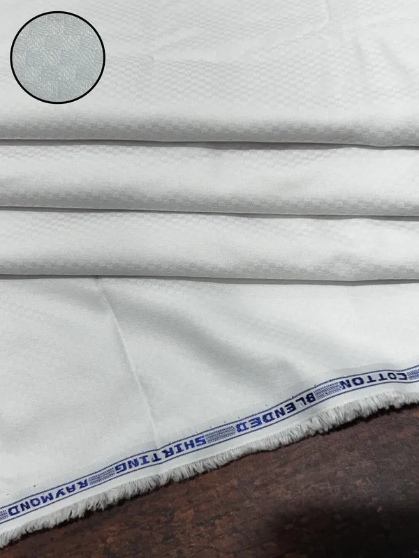 Raymond_White_Cotton_Blend_Self_Design_Shirt_Fabric_For_Men