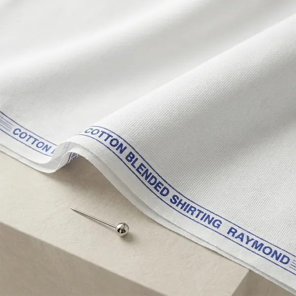 Raymond_White_Cotton_Blend_Self_Design_Shirt_Fabric_For_Men