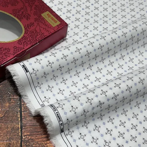 Raymond_White_Pure_Cotton_Printed_Shirt_Fabric_For_Men