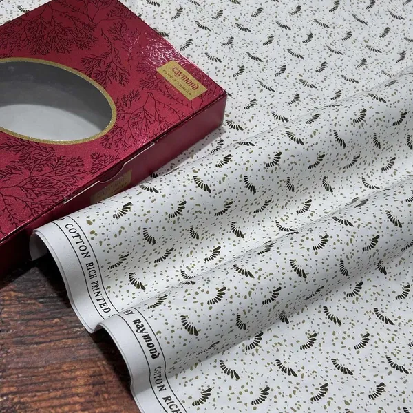 Raymond_White_Pure_Cotton_Printed_Shirt_Fabric_For_Men