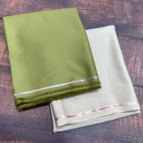 Raymond_Green_And_Beige_Pure_Cotton_Solid_Shirt_And_Trouser_Fabric_For_Men