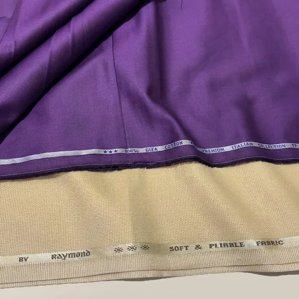 Raymond_Purple_And_Beige_Pure_Cotton_Solid_Shirt_And_Trouser_Fabric_For_Men