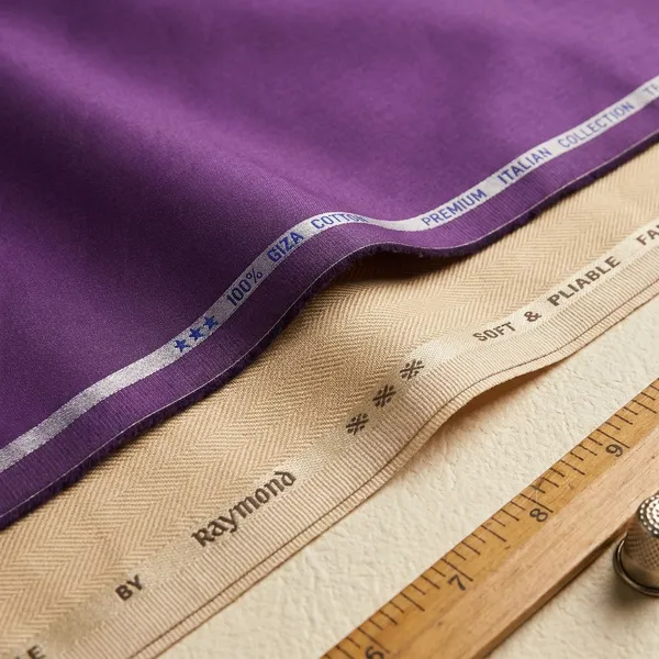 Raymond_Purple_And_Beige_Pure_Cotton_Solid_Shirt_And_Trouser_Fabric_For_Men