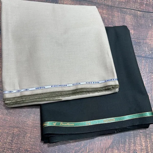 Raymond_Yellow_And_Beige_Pure_Cotton_Solid_Shirt_And_Trouser_Fabric_For_Men