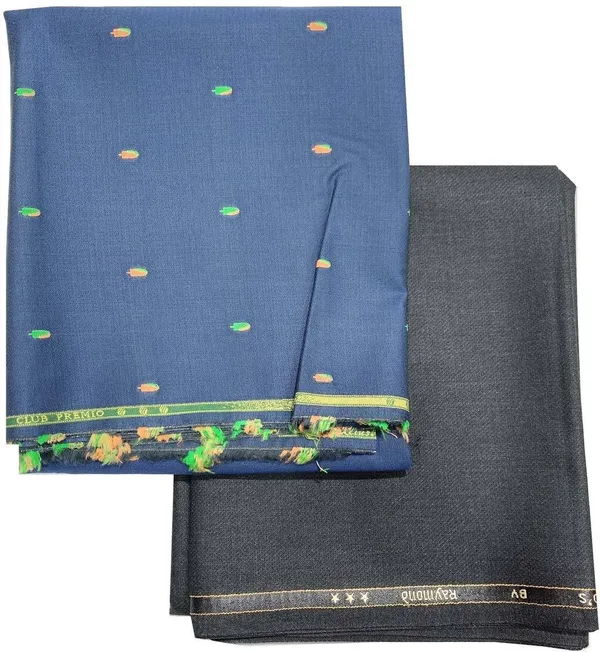 Raymond_Blue_Cotton_Blend_Solid_Shirt_And_Trouser_Fabric_For_Men