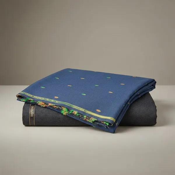 Raymond_Blue_Cotton_Blend_Solid_Shirt_And_Trouser_Fabric_For_Men