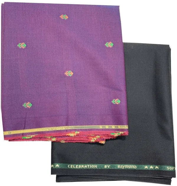 Raymond_Purple_Cotton_Blend_Printed_Shirt_And_Trouser_Fabric_For_Men