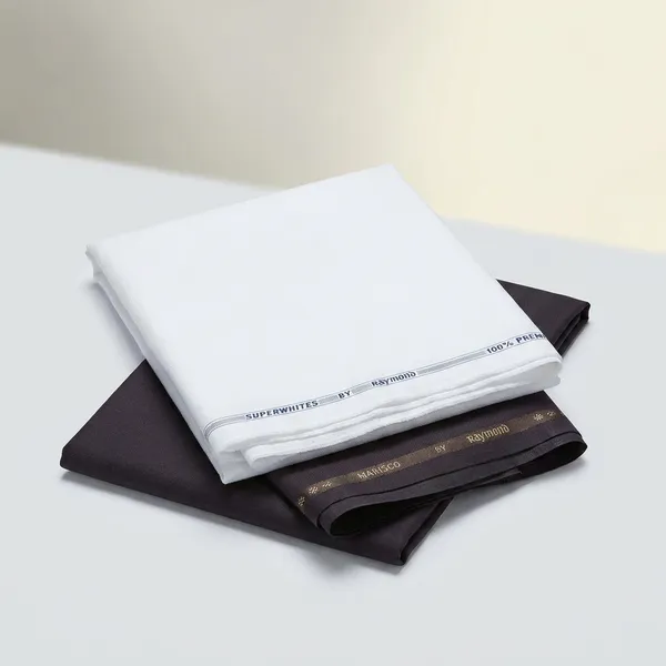 Raymond_White_Cotton_Blend_Solid_Shirt_And_Trouser_Fabric_For_Men