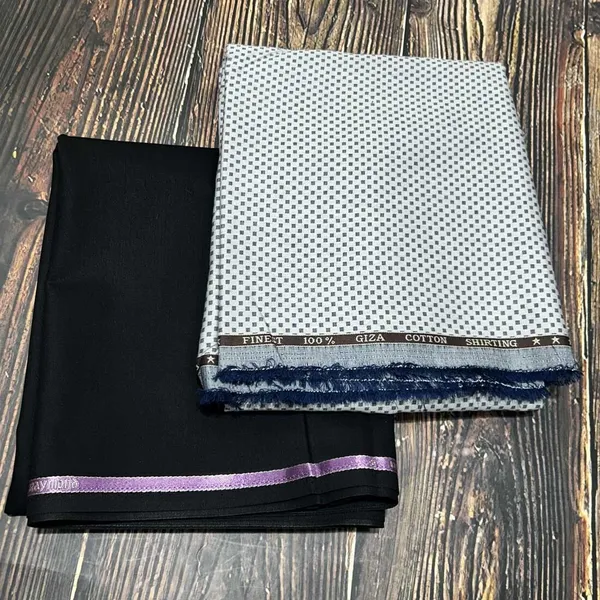 Raymond_Black_And_White_Pure_Cotton_Polka_Print_Shirt_And_Trouser_Fabric_For_Men