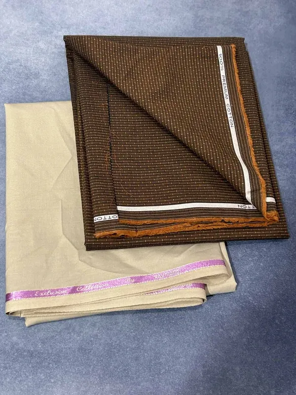 Raymond_Multicolor_Pure_Cotton_Self_Design_Shirt_And_Trouser_Fabric_For_Men