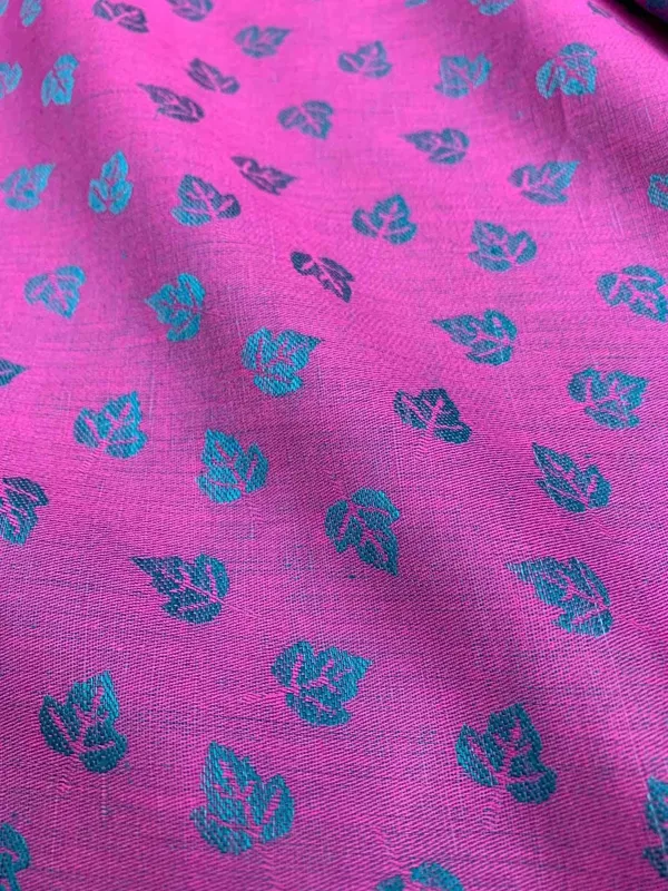 Purple_Linen_Solid_Shirt_Fabric_For_Men