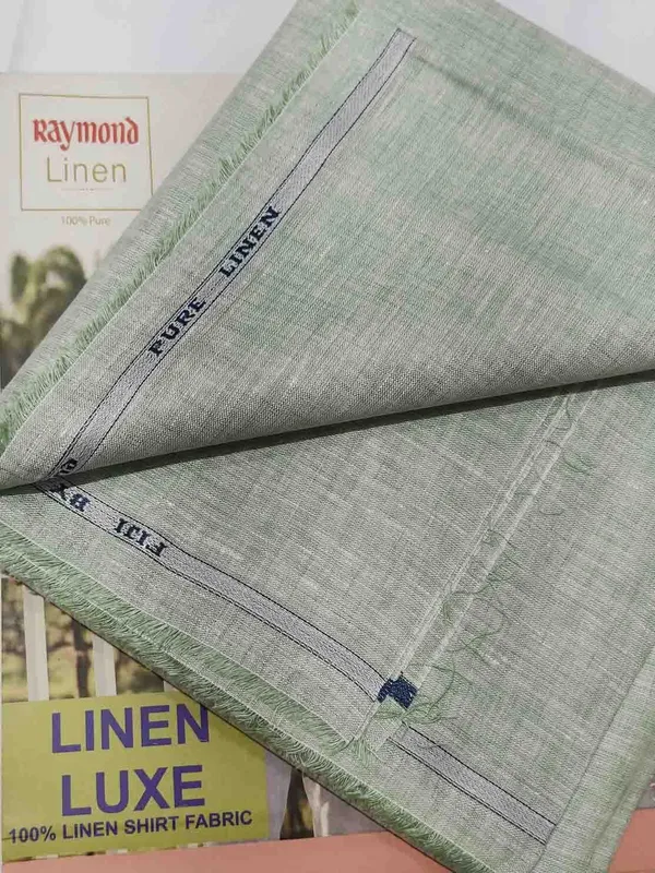 Raymond_Green_Linen_Solid_Shirt_Fabric_For_Men