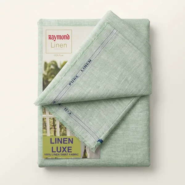 Raymond_Green_Linen_Solid_Shirt_Fabric_For_Men