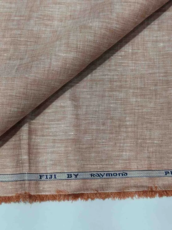 Raymond_Orange_Linen_Solid_Shirt_Fabric_For_Men