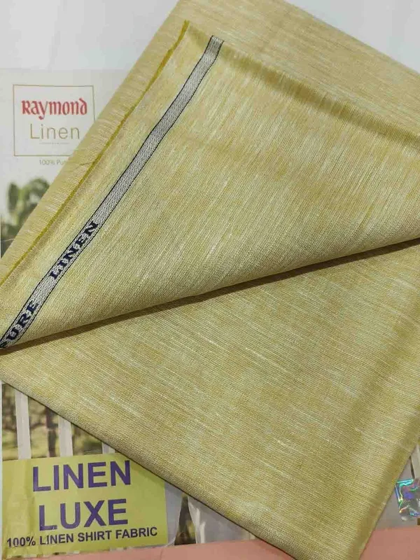Raymond_Yellow_Linen_Solid_Shirt_Fabric_For_Men