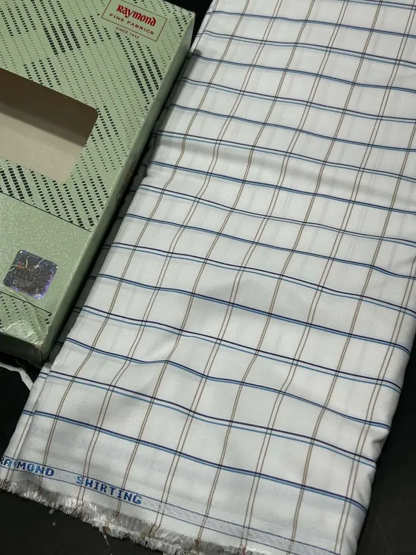 Raymond_Multicolor_Poly_Cotton_Checkered_Shirt_Fabric_For_Men