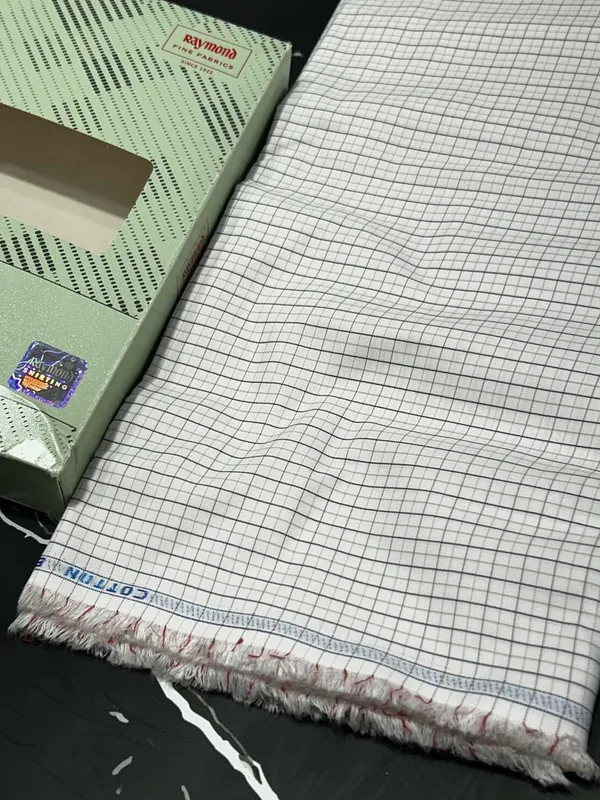 Raymond_Multicolor_Poly_Cotton_Checkered_Shirt_Fabric_For_Men