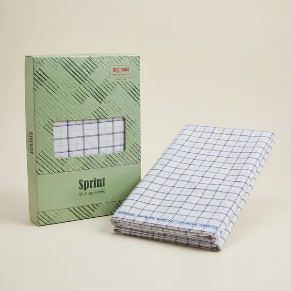 Raymond_Multicolor_Poly_Cotton_Checkered_Shirt_Fabric_For_Men
