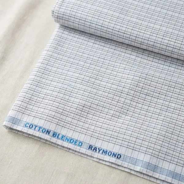 Raymond_Multicolor_Poly_Cotton_Checkered_Shirt_Fabric_For_Men