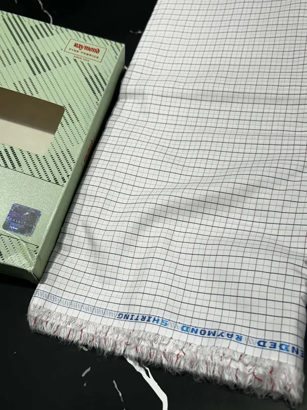 Raymond_Multicolor_Poly_Cotton_Checkered_Shirt_Fabric_For_Men