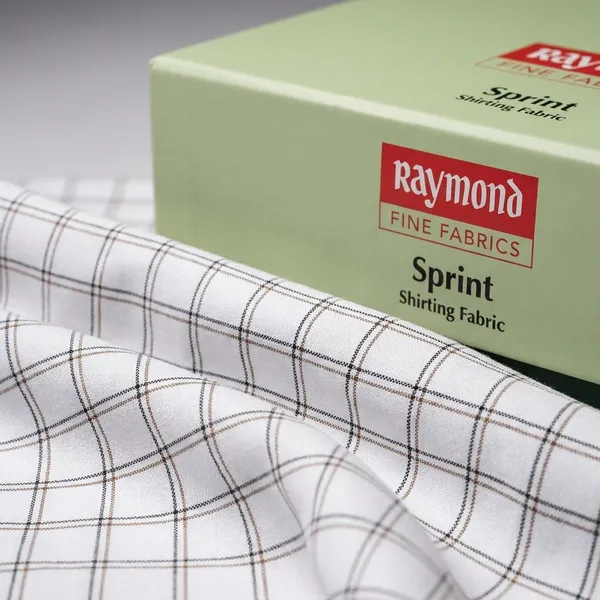 Raymond_Multicolor_Poly_Cotton_Checkered_Shirt_Fabric_For_Men