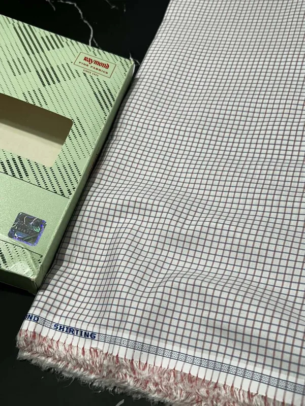 Raymond_Multicolor_Poly_Cotton_Checkered_Shirt_Fabric_For_Men