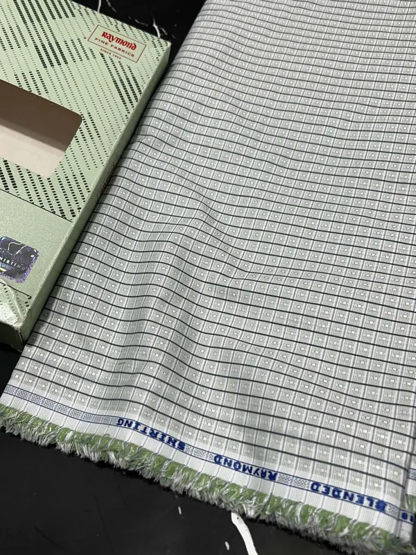 Raymond_Multicolor_Poly_Cotton_Checkered_Shirt_Fabric_For_Men