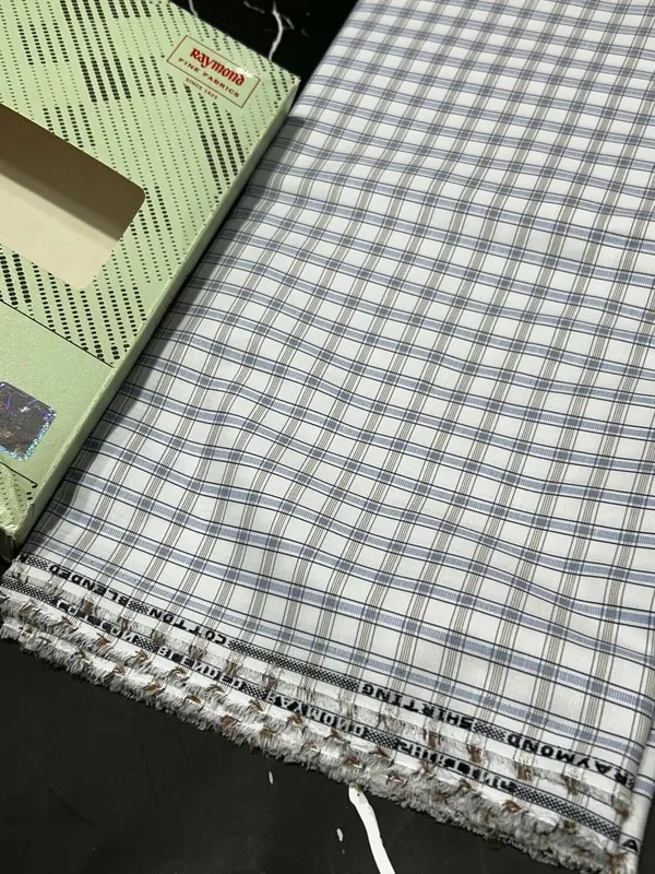 Raymond_Multicolor_Poly_Cotton_Checkered_Shirt_Fabric_For_Men