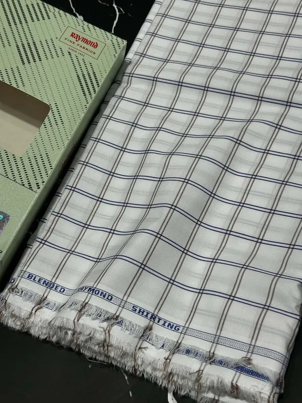 Raymond_Multicolor_Poly_Cotton_Checkered_Shirt_Fabric_For_Men
