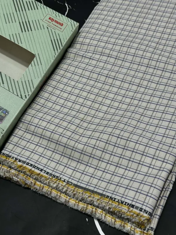 Raymond_Multicolor_Poly_Cotton_Checkered_Shirt_Fabric_For_Men