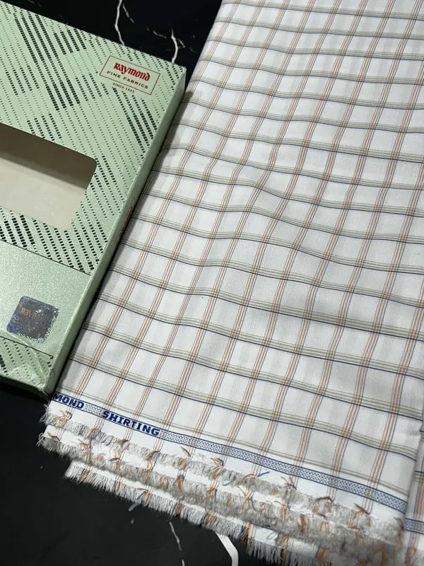 Raymond_Multicolor_Poly_Cotton_Checkered_Shirt_Fabric_For_Men